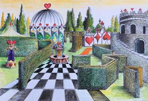 Alice in Wonderland Jr. Art