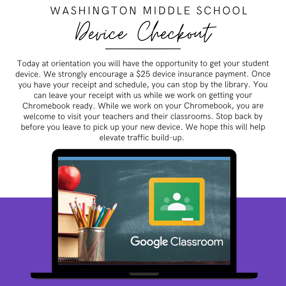 WMS Device Checkout at Orientation