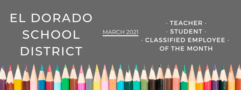 ESD Highlights the March Honorees for Teacher, Student, and Classified Employee of the Month