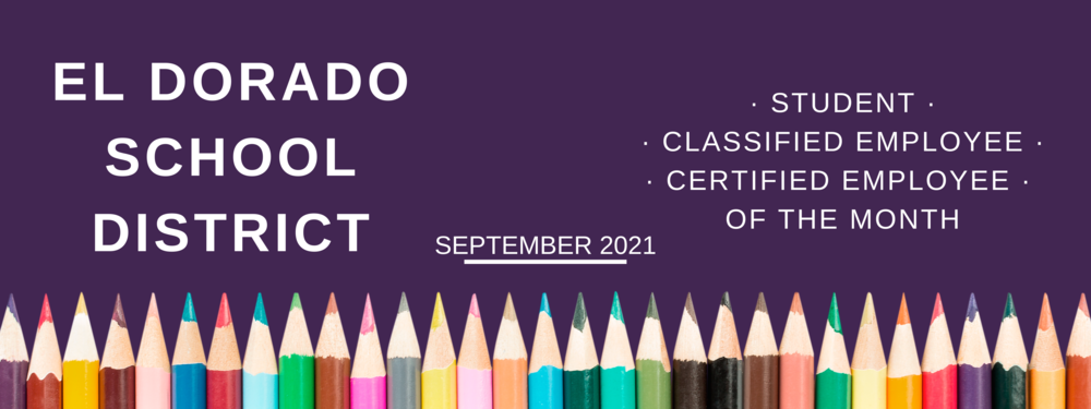 ESD Highlights the September Honorees for Teacher, Student, and Classified Employee of the Month