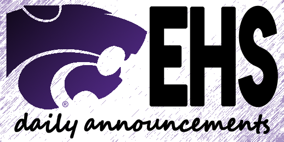 Daily Announcements for 1/8/19