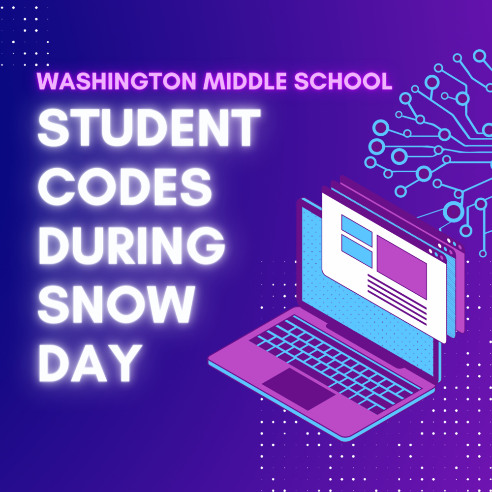 WMS Student Codes During Snow Day