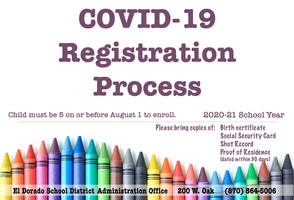 Registration Information for 2020-21 School Year