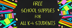 FREE School Supplies for ALL K-4 Students