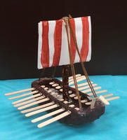 Viking Ships in Art Class!