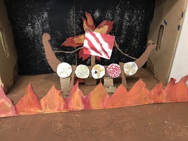 Motorized Viking Dioramas