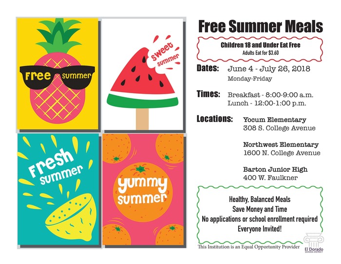 Free Summer Meals Flyer