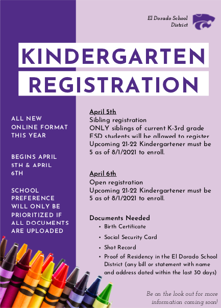 kinder registration