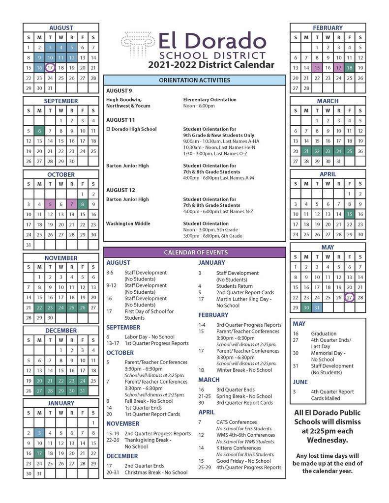 Uams Academic Calendar 2022 News Feed | Washington Middle School