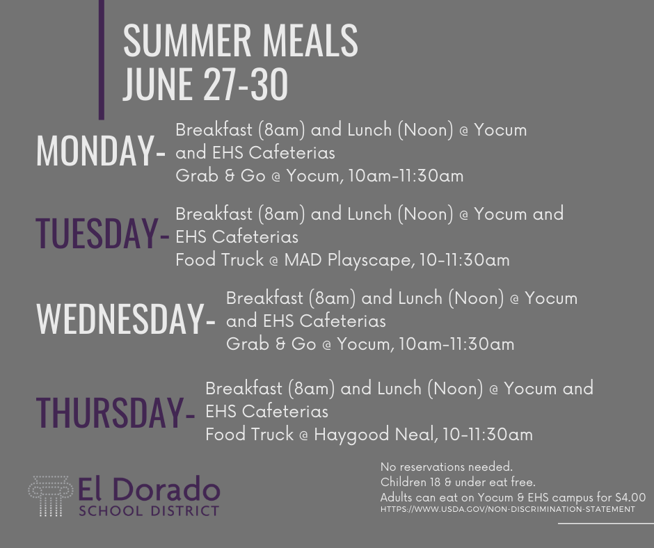 june 27 summer meals week