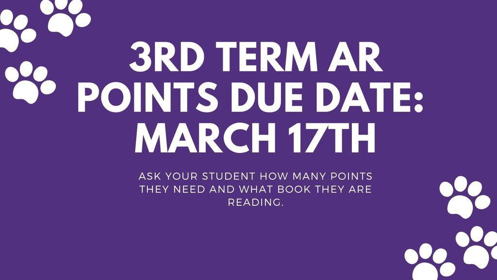 3rd Term AR Points Due Date