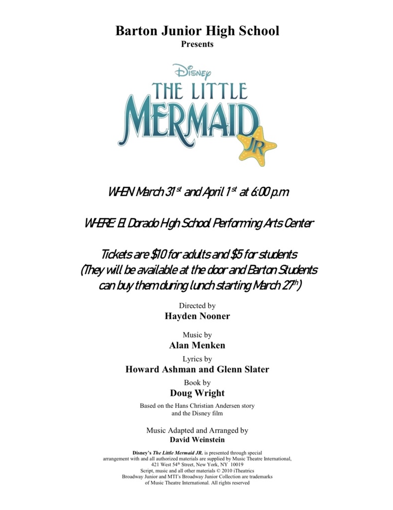 Little Mermaid Musical 