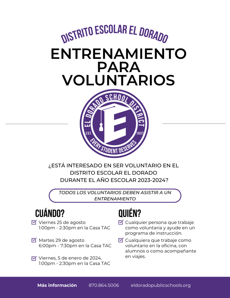 spanish volunteer training