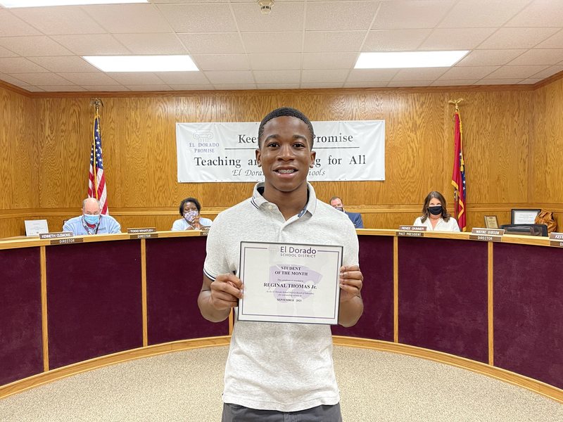 RJ Thomas, Student of the Month
